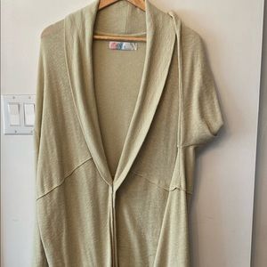 Free People Open Front Maxi Cardigan
